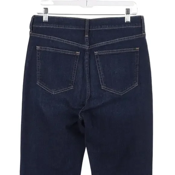 Gap '70s Flare High Rise Jeans Size 30 10S Blue Dark Wash Cotton Denim Retro - Picture 6 of 9